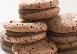 Chocolate almond macaroons