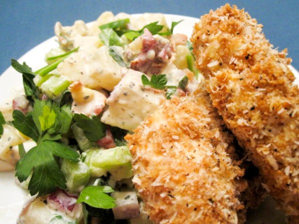 Куриное филе в кокосовой панировке (без яиц)