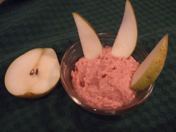 Вариант сервировки с фруктами